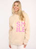 Zwillingsherz Hoodie "Alissa Herz" in Beige