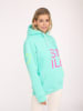 Zwillingsherz Hoodie "Alissa Herz" in Türkis