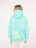 Zwillingsherz Hoodie "Alissa Herz" turquoise
