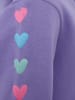 Zwillingsherz Hoodie "Hearts & Love" paars