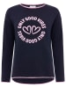 Zwillingsherz Pullover "Only good Vibes" in Dunkelblau