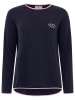 Zwillingsherz Sweter "Double heart" w kolorze granatowym