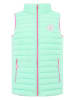 Zwillingsherz Doorgestikte bodywarmer "Anker" lichtgroen
