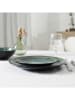 every ware 6-delige set: dessertborden blauw/groen - Ø 19,5 cm