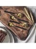 every ware 4er-Set: Dessertlöffel in Gold/ Schwarz - (L)15,5 cm