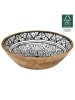 Ethnical Life Miska w kolorze brązowo-biało-czarnym - Ø 28 cm