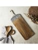 Ethnical Life Schneidebrett in Braun/ Beige/ Schwarz - (L)58 x (B)19 cm