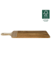 Ethnical Life Schneidebrett in Braun/ Beige - (L)58 x (B)19 cm