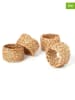 every ware 4er-Set: Serviettenringe in Beige - Ø 4 cm