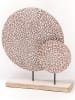 Today Decoratief object "Mango Wood'' beige/wit - (L)30,5 x (B)40 cm