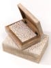 Today 3-delige set: opbergboxen "Mango Wood" beige/wit