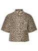 Pieces Jeanshemd "Salume" in Hellbraun
