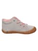 PEPINO Leder-Laufernschuhe in Grau/ Rosa