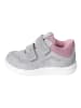 PEPINO Leren sneakers grijs/lichtroze