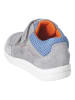 PEPINO Leren sneakers grijs/lichtblauw