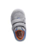PEPINO Leder-Sneakers in Grau/ Hellblau