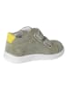 PEPINO Leder-Boots in Grau/ Gelb