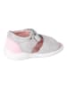 PEPINO Leder-Sandalen in Grau/ Rosa