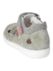 PEPINO Leren enkelsandalen grijs