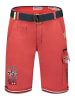 Geographical Norway Bermudy "Parodie" w kolorze czerwonym