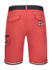 Geographical Norway Bermudy "Parodie" w kolorze czerwonym