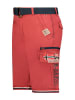 Geographical Norway Bermudy "Parodie" w kolorze czerwonym