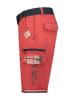 Geographical Norway Bermudy "Parodie" w kolorze czerwonym