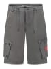Geographical Norway Bermudy "Phenix" w kolorze antracytowym