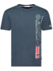 Geographical Norway Shirt "Jogo" in Dunkelblau