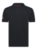 Geographical Norway Poloshirt "Kason" in Schwarz