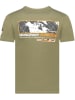 Geographical Norway Koszulka "Jholme" w kolorze khaki