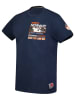 Geographical Norway Shirt "Jholme" in Dunkelblau