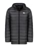 Geographical Norway Steppmantel "Amigobadge" in Schwarz