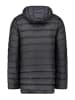 Geographical Norway Steppmantel "Amigobadge" in Schwarz
