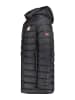 Geographical Norway Steppmantel "Amigobadge" in Schwarz