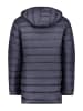 Geographical Norway Steppmantel "Amigobadge" in Dunkelblau
