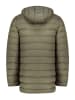 Geographical Norway Doorgestikte mantel "Amigobadge" kaki