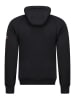 Geographical Norway Hoodie "Gexpe" in Schwarz
