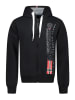 Geographical Norway Sweatjacke "Fogora" in Schwarz