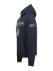 Geographical Norway Hoodie "Gvick" in Dunkelblau