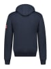 Geographical Norway Sweatvest "Gasper" donkerblauw
