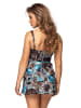 Meriell Club Tankini in Braun/ Blau
