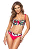 Meriell Club Bikini w kolorze czerwonym ze wzorem