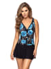 Meriell Club Badpak zwart/blauw