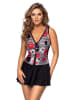 Meriell Club Badpak zwart/rood