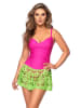 Meriell Club Badpak roze/groen