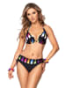 Meriell Club Bikinitop zwart/meerkleurig