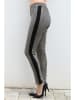 Bleu d'Azur Hose "Beverly" in Schwarz/ Beige