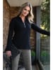 Bleu d'Azur Hose "Beverly" in Schwarz/ Beige