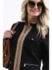 Bleu d'Azur Übergangsjacke "Brooke" in Schwarz/ Beige